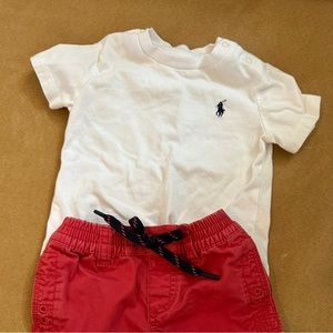 Polo Ralph Lauren white T - 9M